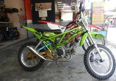 Motor trail kawasaki klx 150: Modifikasi Motor Trail Warna Merah Cahunit Com