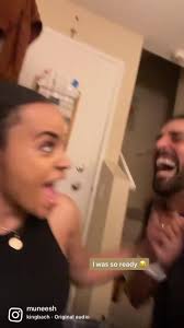 Bruh 😂 I was just minding my business & he comes w/the foolery. #couple  #biracialcouple #blackandindian #blindiancouple #fyp #joyandmoney #moneyjoy