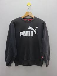 Vintage Puma Big Spell Out Logo Sweatshirt Pull Over Sport | Etsy