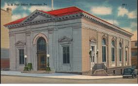 Vintage Linen Postcard Us Post Office Shamokin Pennsylvania 1930s In 2020 Postcard Vintage Linens Photo Mailers