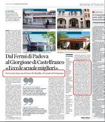 A questo punto mancano all'appello in classe soltanto gli studenti delle scuole superiori della sicilia, che torneranno lunedì 8 febbraio. Il Luzzatto Al Top Tra Le Scuole Del Veneto