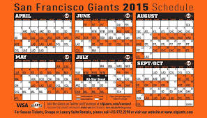 Sf Giants 2015 Schedule As Of 9 17 14 San Francisco Giants Baseball Sf Giants Baseball Sf Giants