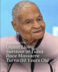 Viola Ford Fletcher, also known as "Mother Fletcher", is the oldest known  living survivor of the 1921 Tulsa Race Massacre: Viola Ford Fletcher Age  110 years old Known for Oldest known living