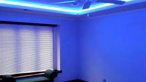 Led lighting ceiling strips come in various wattages which usually vary from 5 watts to 25 watts. Tray Ceiling Led Multi Colored Lighting Behind Crown Decoratorist 3198