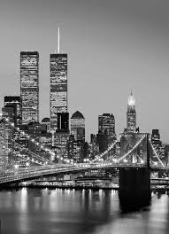 Fototapete Manhattan Skyline At Night 4 Teilig 183x254 Cm Manhattan Skyline Fototapete Tapeten