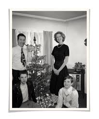 1950 S Black And White Family Photos 1950 S Family Christmas Card Faux Vintage Christmas Photo Cards Christmas Family Photos Family Christmas Cards