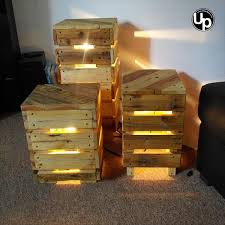 Diy Zuruckgefordert Holz Paletten Nachttische Em 2020 Moveis Paletes Lanterna