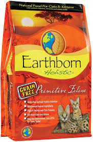 Earthborn Holistic Primitive Feline Grain Free Natural Dry Cat Kitten Food 14 Lb Bag Natural Cat Food Dry Cat Food Kitten Food