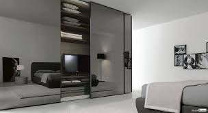 Dressing Avec Tv Sur Mesure Design Armoire Coulissante Armoire En Verre Armoire Porte Coulissante
