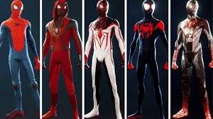 Miles morales is available now for ps4 and ps5. All Suits In Spider Man Miles Morales Youtube