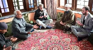CM Omar Abdullah Visits Families Of Nowgam Blast Victims In Kulgam, Tral