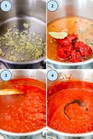 Now that the sauce is ready you can season it with garlic, onion, herbs based on your taste. 15 Minute Tomato Paste Pasta Sauce Veggies Save The Day