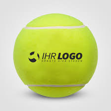 Tennis balls are fluorescent yellow in organised competitions, but in recreational play can be virtually any color. Tennis Ball Werbeballe Von Sportpaint Echte Marketing Volltreffer