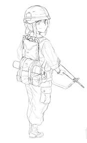 Pin On Military Anime