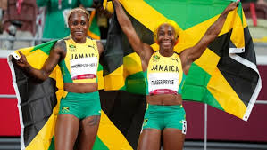 Women's 100m finals at the jamaica 🇯🇲 national trials 2019#trackandfield #shellyannfraser #elainethompson #100mdash #jamaicatrials2019 #worldrelay2019 #wor. Ct4e9jp5hlp6gm