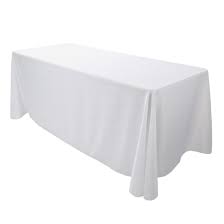 Amazon Com E Tex 90x156 Inch Polyester Oblong Tablecloth Fit For Rectangular Table White Home Amp K Party Table Cloth Oblong Tablecloth Banquet Decorations