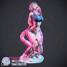Archivo STL Chica de anime abusada por los tentáculos 🍑 ・Design para  impresora 3D para descargar・Cults
