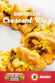 Breakfast Sausage Crescent Ring Recipe Recipe Breakfast Recipes Casserole Recipes Breakfast Recipes Easy