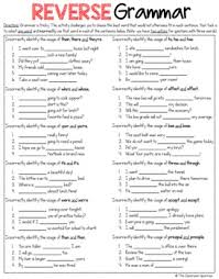 The goals of the ccss ela are broken out by grade and subject area. Free 8th Grade Grammar Worksheets Teachers Pay Teachers