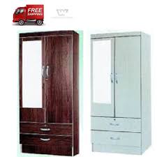 Tutorial lengkap pemasangan kusen alumunium,jendela casemant dan pintu sleding. 2 Door Wardrobe 2 Pintu Almari Baju Almari Kain Delivery Within Peninsular Malaysia Only Shopee Malaysia