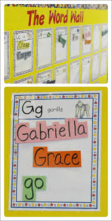 Word Walls In Preschool And Kindergarten Fun A Day Preschool Word Walls Word Wall Kindergarten Classroom Word Wall