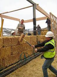 Straw Bale Construction At Buck Creek Campus Straw Bale Construction Straw Bale House Eco Buildings