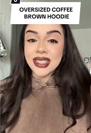 Obsessed with My Oversized Coffee Brown Hoodie