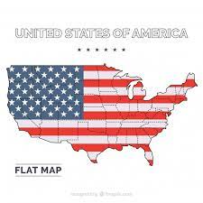 You see, ours is not just the united states of america, ours is the united states of assimilation. Free Vector United States Of America Flat Map