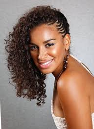 Long Curly Natural Hair Braided To The Side Thirstyroots Com Black Hairstyles Natural Hair Styles Natural Hair Braids Hair Styles 2014