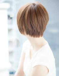フェイスラインをカバーした小顔ショート yk 267 ヘアカタログ 髪型 ヘアスタイル afloat アフロート 表参道 銀座 名古屋の美容室 美容院 美髪 小顔ショート ヘアスタイリング