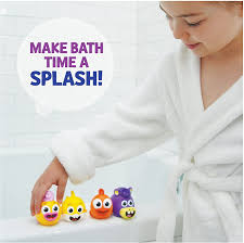 While each baby bathtub has its own age range, your baby will begin sitting up on their own around six months old, and they can usually graduate to the big tub at this point. Buy Wowwee Baby Shark S Big Show Bath Squirts Squishy Toys For Toddler And Baby Bathtub Fun Official Baby Shark Bath Toys 4 Pack Online In Taiwan B08t6p2cgk