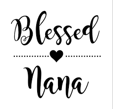 Blessed Nana Svg Etsy Vinyl Gifts Nana Shirts Vinyl Svg