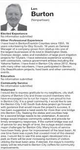 Profile for Len Burton for Benton City Mayor