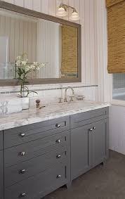 This adds some small details while giving that pop of color people love. Full Overlay Paint Grade Shaker Style Bathroom Vanity Cabinet In Slate Gray Satin Lacquer For A C Grey Bathroom Furniture Grey Bathroom Vanity Grey Bathrooms