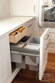 This width allows you to fit a dual waste bin pull out inside the cabinet. Beautiful Two Bin Garbage Drawer With Pull Out Drawer Above For Bags And Other Storage Kitchenorganization Diy Kitchen Storage Kitchen Storage Diy Kitchen