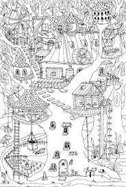 Keep your kids busy doing something fun and creative by printing out free coloring pages. Treehouse Coloring Pages Best Coloring Pages For Kids Coloring Pictures Coloring Pages House Colouring Pictures