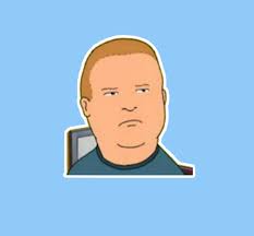KING OF THE HILL STICKER