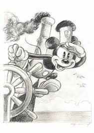 Steamboat Willie Mickey Mouse Drawings Mickey Drawing Mickey Mouse Art Nachdem walt disney zuvor schon zwei stummfilme mit micky maus produziert hatte, setzte er bei steamboat willie erstmals die möglichkeiten des tonfilms ein. pinterest