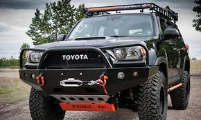 Victory 4x4 toyota 4runner 3/4 rack starts behind the factory sunroof. Standard Basket Long Roof Rack For 4runner Ty4rg5 Lgi 0