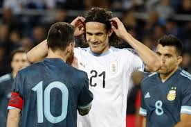 What time does argentina vs uruguay kick off? Argentina Vs Uruguay Cavani Messi Threatens To Draw Daggers During International Friendly Young Po Reporters