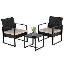 We did not find results for: Smilemart 3 Piece Bistro Set With Rattan Chairs For Outdoor Patio And Balcony Beige Cushions From Smilemart Accuweather Shop