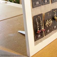 Those of you who are really into customizing your jewelry packaging and presentation should consider investing in a jewelry hole punch. Black Daisy Designs Earring Display Earring Card Display Diy Jewelry Display Earring Cards