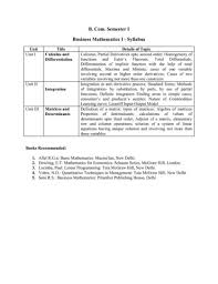 Calculus for bus applications (mba 203w). Bcom Sem 1 Bus Math Pages 1 1 Flip Pdf Download Fliphtml5