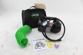 It has a coiled air hose for easy handling. Slime Pro Power Tire Inflator Heavy Duty 4x4 Suv Truck Property Room