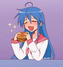 Kona-chan shares her birthday with National Burger Day! : rluckystar