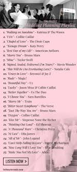 The Perfect Wedding Planning Playlist L Http Britneytermale Com Wedding Song Playlist Best Wedding Songs Wedding Songs