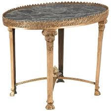 Antique side & center tables. Empire Style Gilded Bronze And Marble Top Side Table 1950s Vintage Gilt Bronze Marble Top Side Table In The Emp Marble Top Side Table Antique Table Side Table