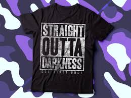 Maybe you would like to learn more about one of these? Straight Outta Darkness T Shirt Design Christian Tee Design Buy T Shirt Designs