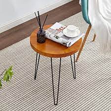 Shop for small accent tables at bed bath & beyond. Buy Wimarsbon Solid Wood Small Table Round End Table W 3 Metal Legs Side Tables For Small Spaces Snack Table Accent Table For Living Room Nightstand Coffee Table For Balcony Espresso Online