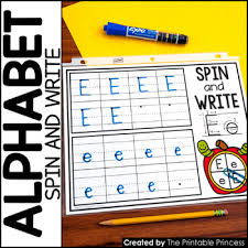 Write letters in shaving cream. Spin And Write Alphabet Activities To Teach Letter Recognition The Printable Princess
